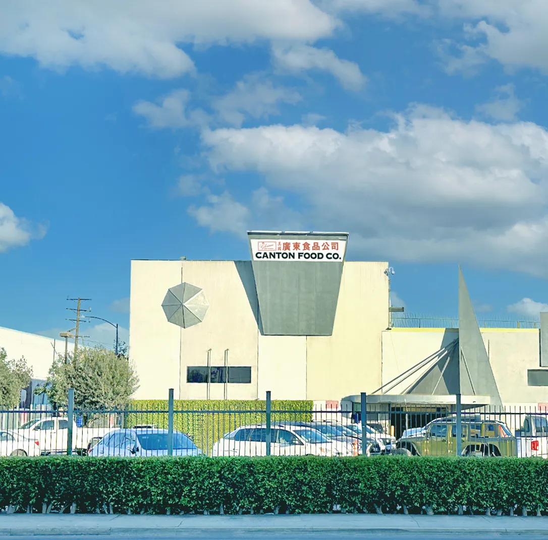 Canton Food Co. warehouse building exterior at 750 S. Alameda Street, Los Angeles