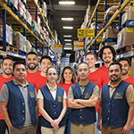 Canton Food Co. staff team in the warehouse